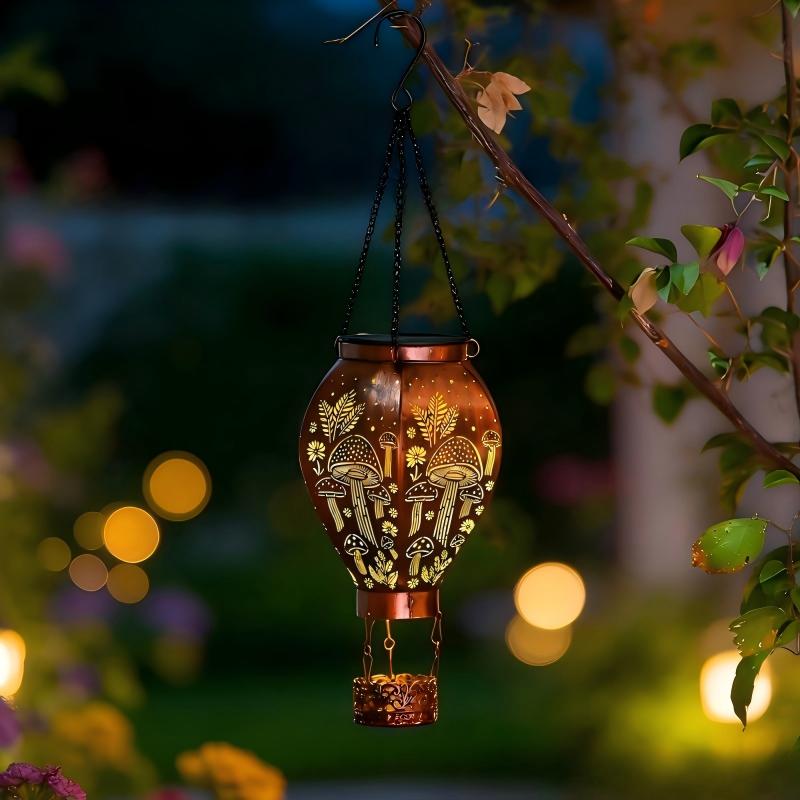 📢📢50% OFF !! ⏰Solar-Powered Hot Air Balloon Lantern