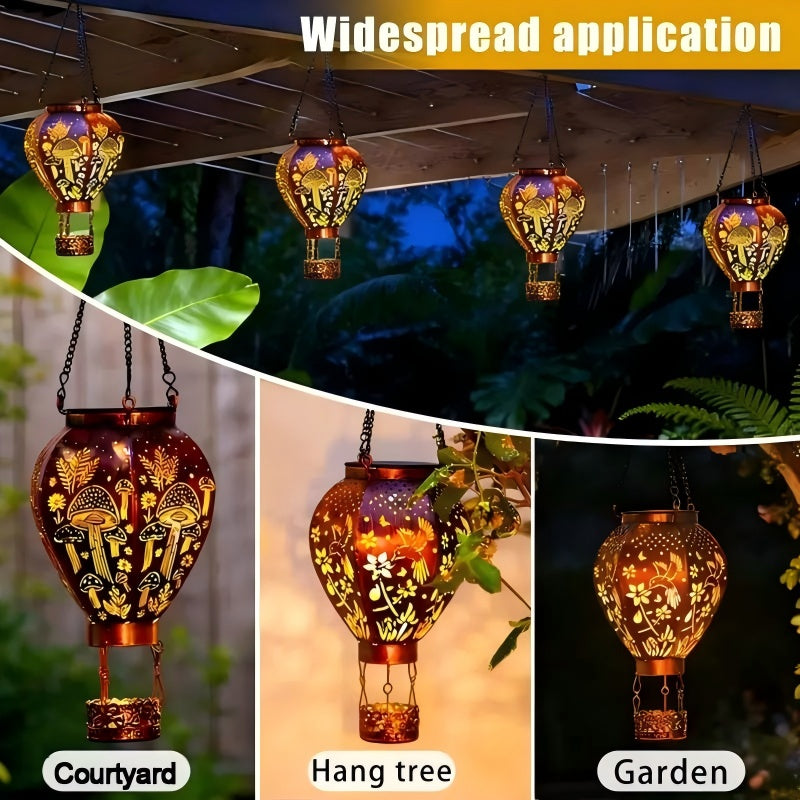 📢📢50% OFF !! ⏰Solar-Powered Hot Air Balloon Lantern