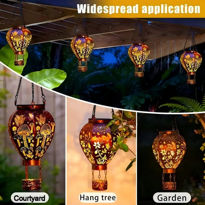 📢📢50% OFF !! ⏰Solar-Powered Hot Air Balloon Lantern