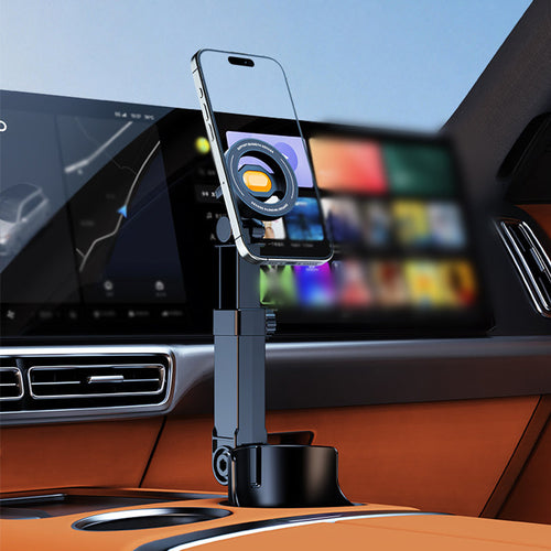 Soporte Magnético para Teléfono para Coche - Ajustable 360°, Imán Potente N52, Operación con una Mano, Compatible con Todos los Teléfonos, Modelos Magnéticos y de Abrazadera Estables para una Conducción Segura