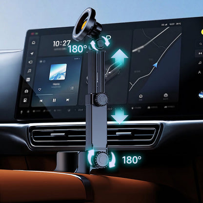 Soporte Magnético para Teléfono para Coche - Ajustable 360°, Imán Potente N52, Operación con una Mano, Compatible con Todos los Teléfonos, Modelos Magnéticos y de Abrazadera Estables para una Conducción Segura