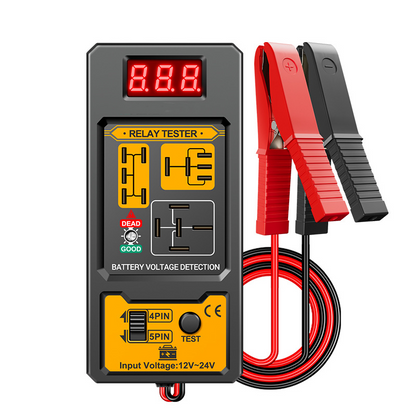 12V/24V Automotive Relay Voltage Tester with LED Indicator