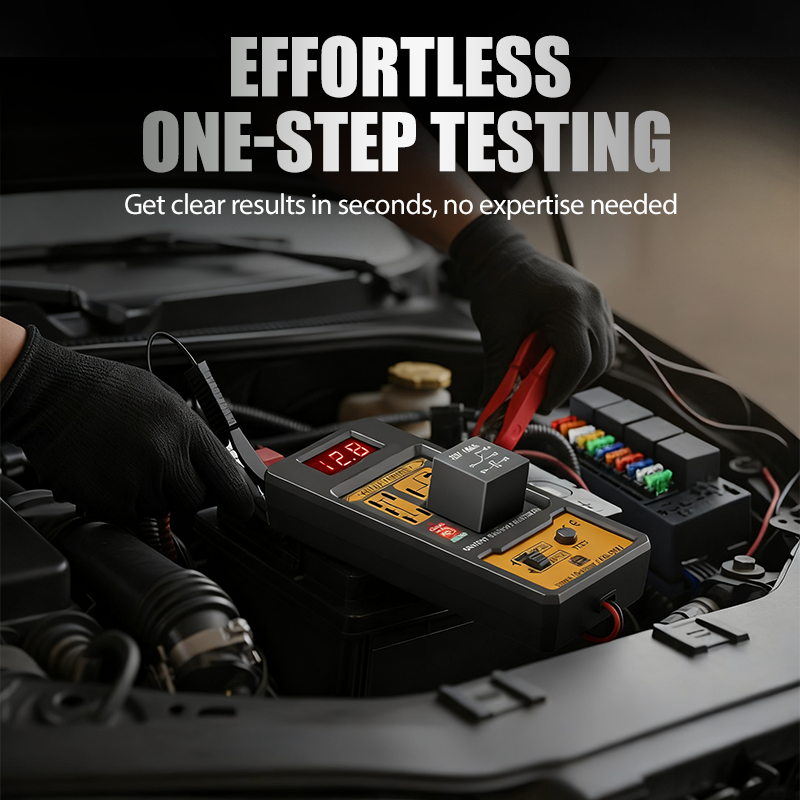 12V/24V Automotive Relay Voltage Tester with LED Indicator