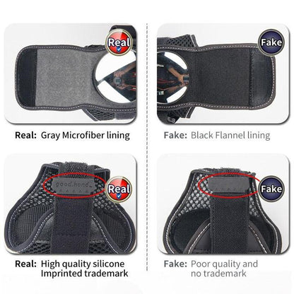 Bicycle wrist safety rear-view mirror