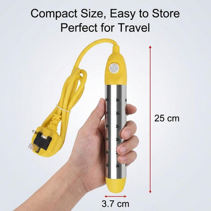 🛁 ⏰ Safe Anti-Scald Immersion Heater for Travel & Home – Compact & overheat protection – Perfect for heating drinks or baby food while travelling – dual voltage & fast heating 🔥