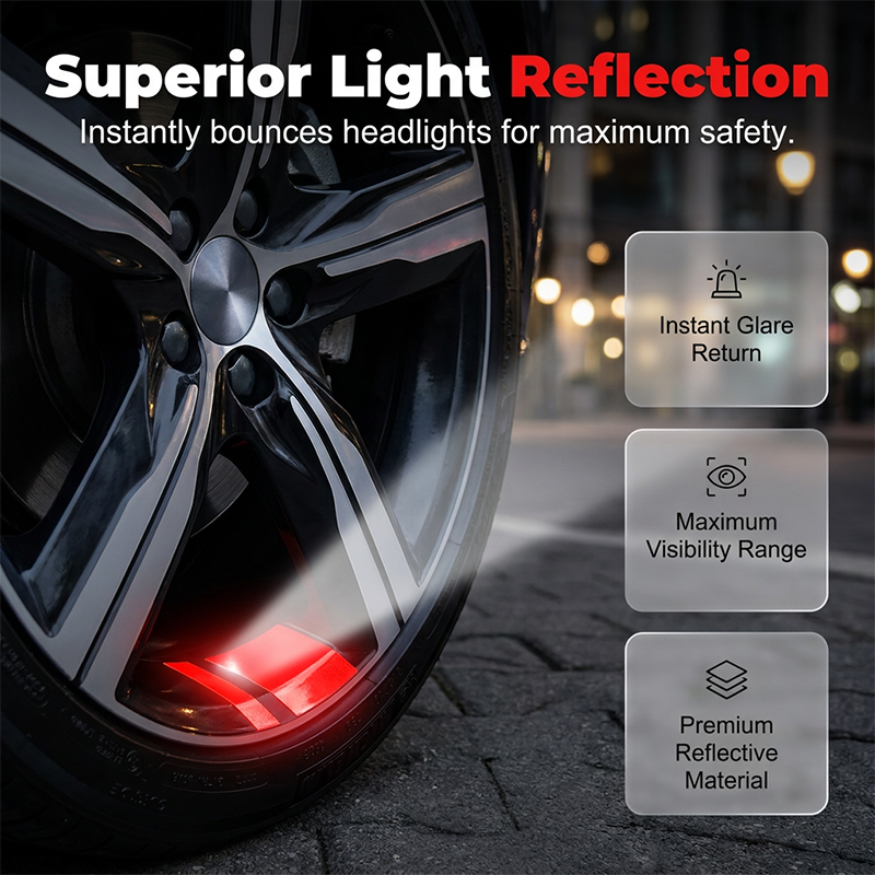 💥LAST DAY BUY 1 GET 1 FREE!!🎁Car Wheel Rim Reflective Stripes Decal