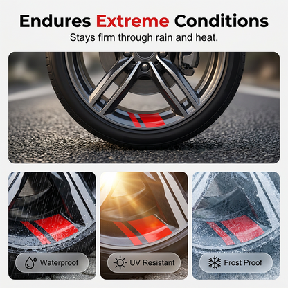 💥LAST DAY BUY 1 GET 1 FREE!!🎁Car Wheel Rim Reflective Stripes Decal