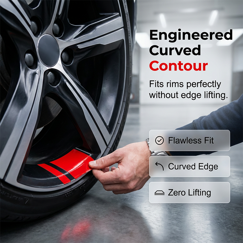 💥LAST DAY BUY 1 GET 1 FREE!!🎁Car Wheel Rim Reflective Stripes Decal