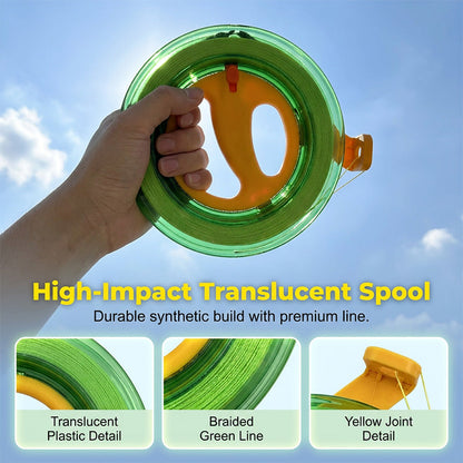Ergonomic Kite Line Winder with Lock
