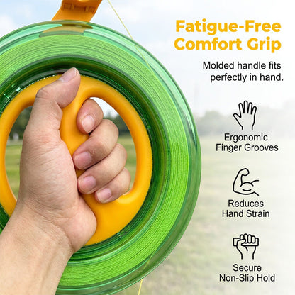 Ergonomic Kite Line Winder with Lock