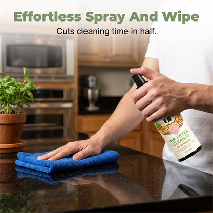✨2‑in‑1 Air Fryer Cleaner – Degreases & cleans, safe for non‑stick coatings. Just spray & wipe. Includes towel! 🧼💪