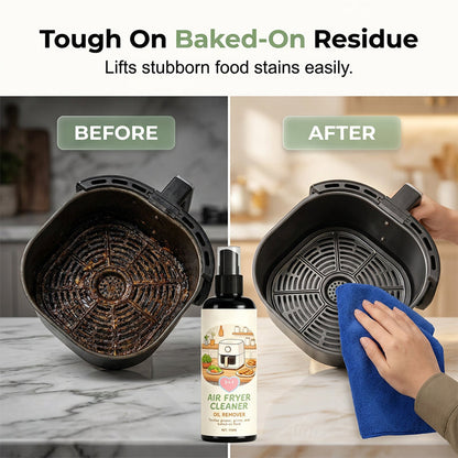 ✨2‑in‑1 Air Fryer Cleaner – Degreases & cleans, safe for non‑stick coatings. Just spray & wipe. Includes towel! 🧼💪