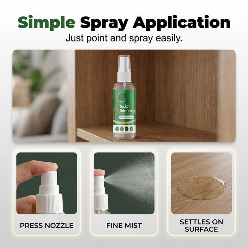 Family-Safe Gecko Repellent Spray
