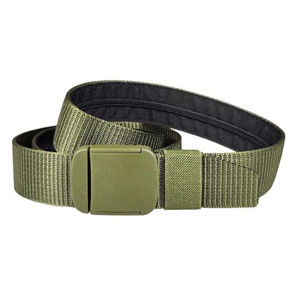 Tactical Travel Belt with Hidden Money Pocket