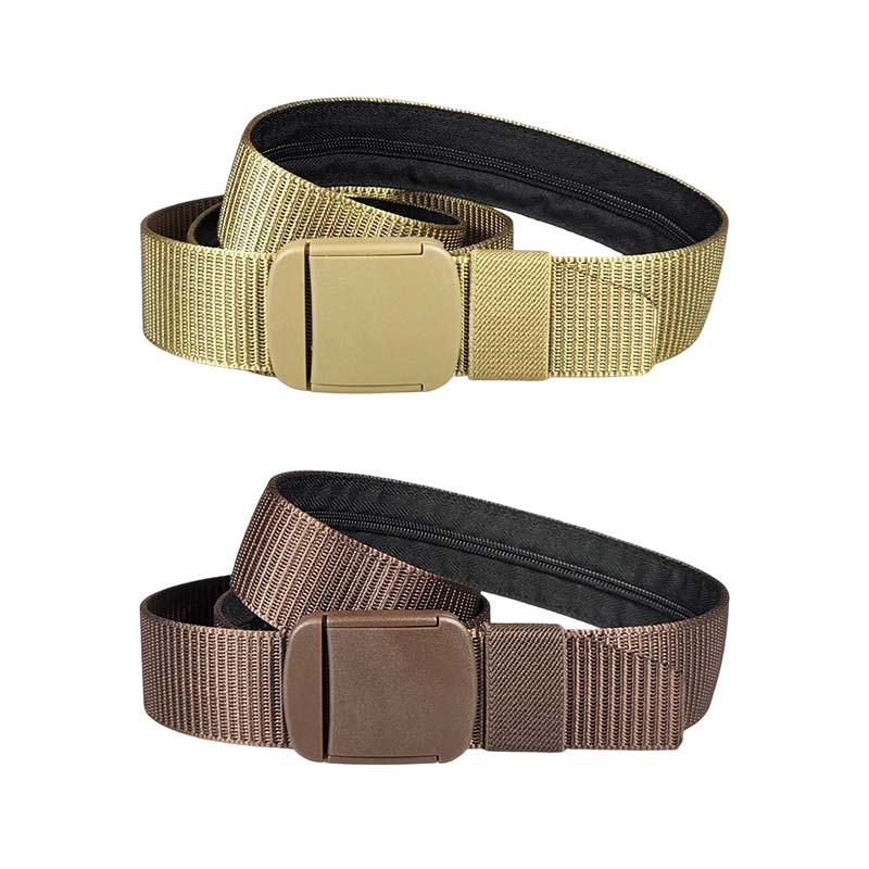 Tactical Travel Belt with Hidden Money Pocket