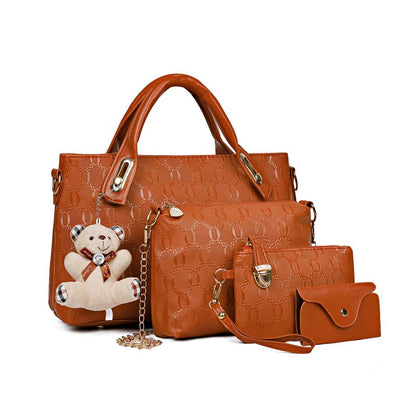 🔥Limited-time offer✨Women's Multifunctional 4-in-1 Leather Handbag