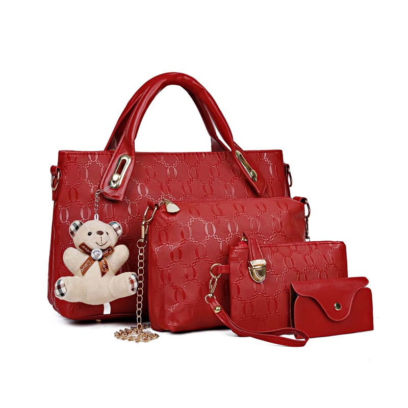 🔥Limited-time offer✨Women's Multifunctional 4-in-1 Leather Handbag