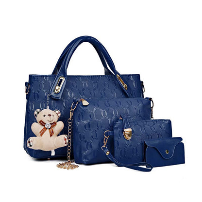 🔥Limited-time offer✨Women's Multifunctional 4-in-1 Leather Handbag