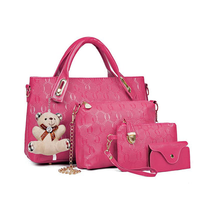 🔥Limited-time offer✨Women's Multifunctional 4-in-1 Leather Handbag