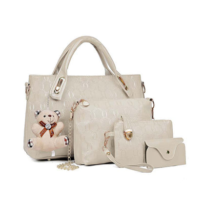 🔥Limited-time offer✨Women's Multifunctional 4-in-1 Leather Handbag