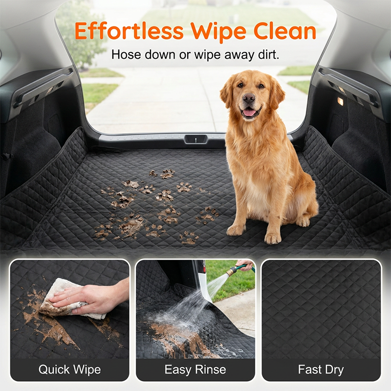 ⏳Time-Limited Special⏰Car Boot Liner Waterproof Pet Travel Mat – Non-slip & easy to clean – Protects trunk from dirt, spills & fur – perfect for dogs or outdoor gear 🐕