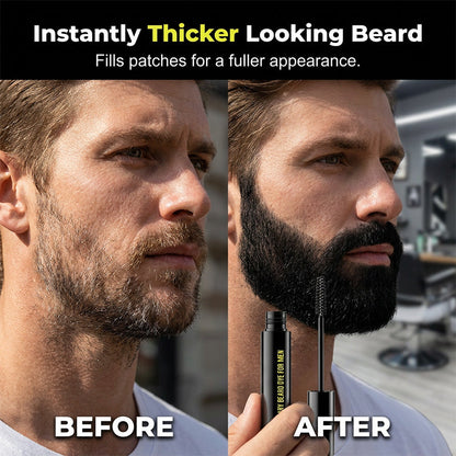 🧔 LIMITED-TIME BOGO! 🎁 Long-Lasting Beard and Eyebrow Dye for Men – Gray Cover, Fuller Look, Portable ✨