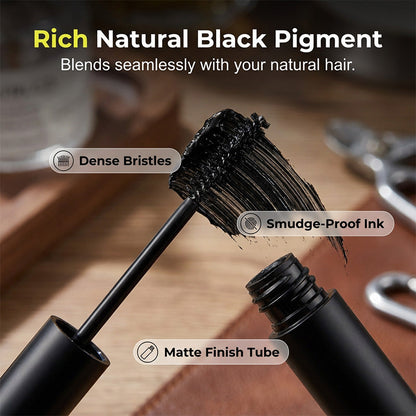 🧔 LIMITED-TIME BOGO! 🎁 Long-Lasting Beard and Eyebrow Dye for Men – Gray Cover, Fuller Look, Portable ✨