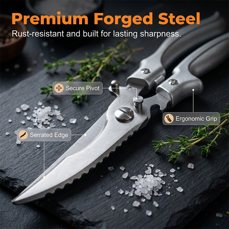 Heavy-Duty Poultry Shears for Kitchen