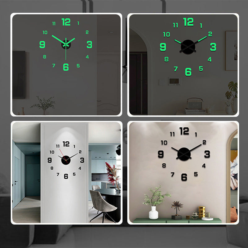 🥳2026 HOT SALE🥳💞DIY Acrylic Wall Clock Set – 3D depth 🛌✨