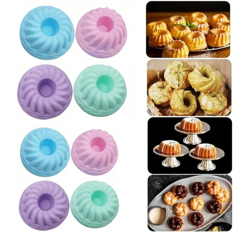 ⏰Silicone Donut-Style Baking Cups