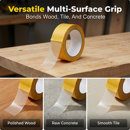 🔥LAST DAY SALE🔥StikPro Heavy-Duty Double-Sided Tape💪 Super Strong & Waterproof!✅ Leaves No Residue | Removable Yet Reliable✅Perfect for Carpets, Wallpaper, Balloons & Renters’ Quick Fixes 🎉