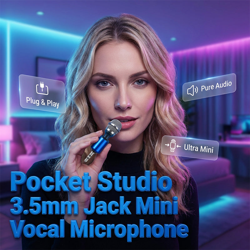 3.5mm Jack Mini Vocal Microphone
