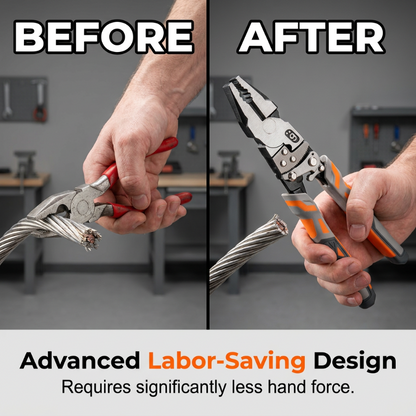 🔧 50% OFF NOW! ⚡ Ratchet Lineman's Pliers – Cut, Strip, Grip & Crimp – Self-Locking, Anti-Rust & All-in-One Electrician Essential 🛠️