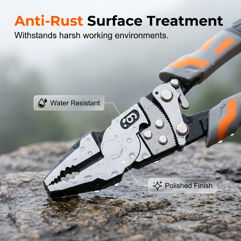 🔧 50% OFF NOW! ⚡ Ratchet Lineman's Pliers – Cut, Strip, Grip & Crimp – Self-Locking, Anti-Rust & All-in-One Electrician Essential 🛠️