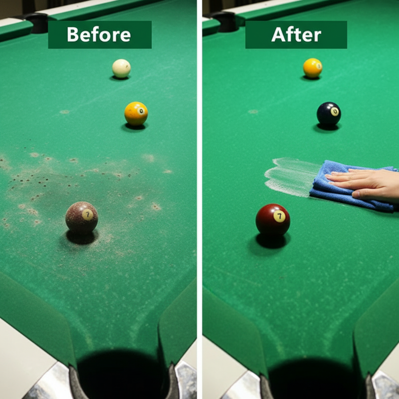 Fast-Drying Pool Table Felt Cleaner Foam