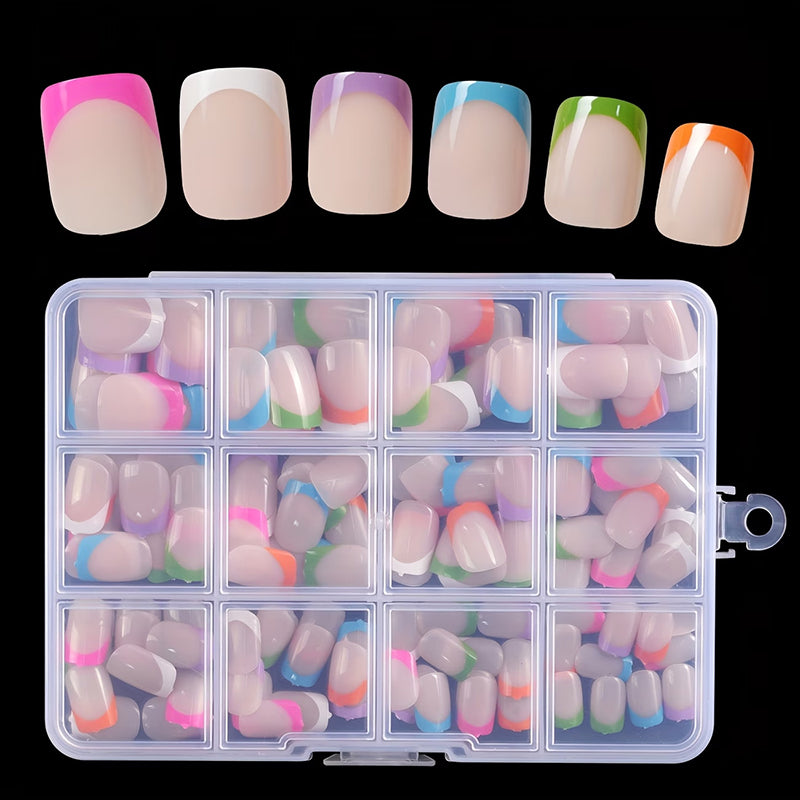 🥳2026 HOT SALE🥳💞50K+ SOLD!💅✨ Color Pop Press-On Nails