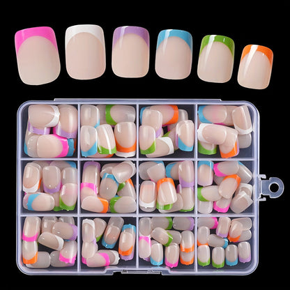 🥳2026 HOT SALE🥳💞50K+ SOLD!💅✨ Color Pop Press-On Nails
