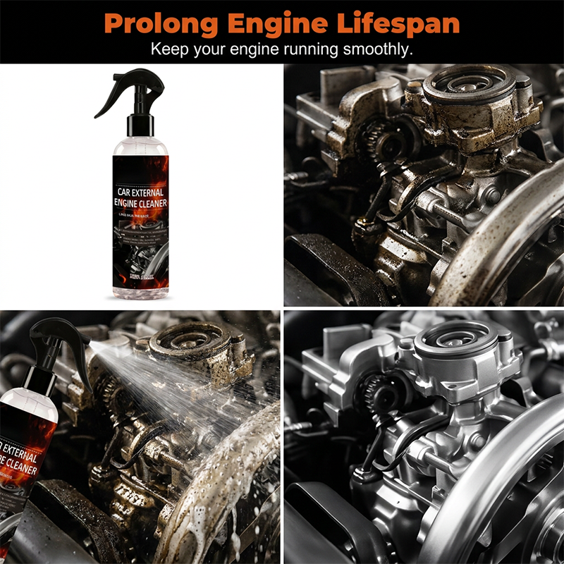 Waterless Fast Acting Car Engine Bay Cleaner