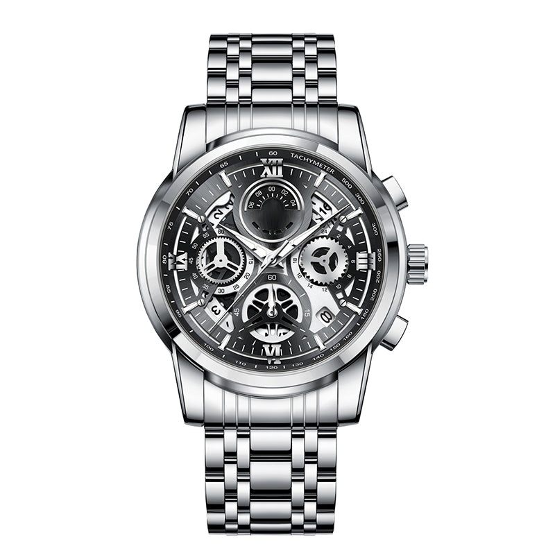 ⌚  Men's Classic Quartz Watch – Durable Band, Timeless Style 🖤