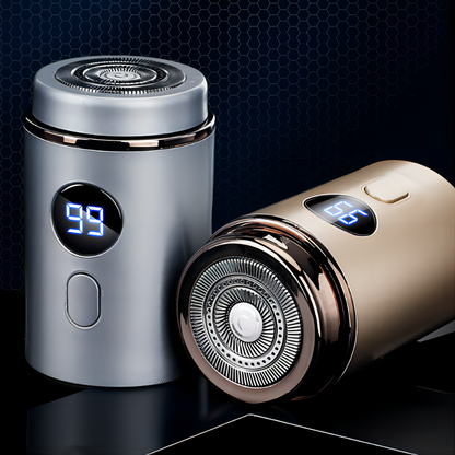 Potente miniafeitadora eléctrica para hombre con pantalla digital