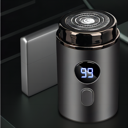 Potente miniafeitadora eléctrica para hombre con pantalla digital