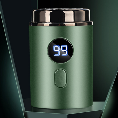 Potente miniafeitadora eléctrica para hombre con pantalla digital