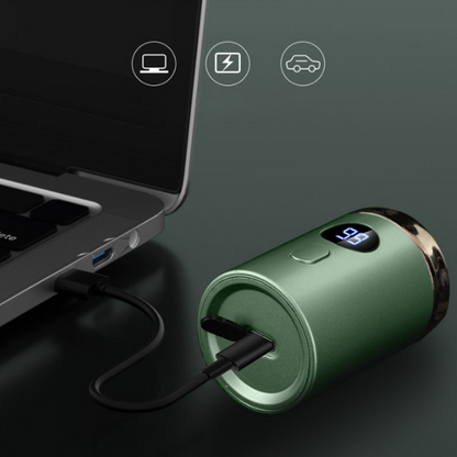 Potente miniafeitadora eléctrica para hombre con pantalla digital