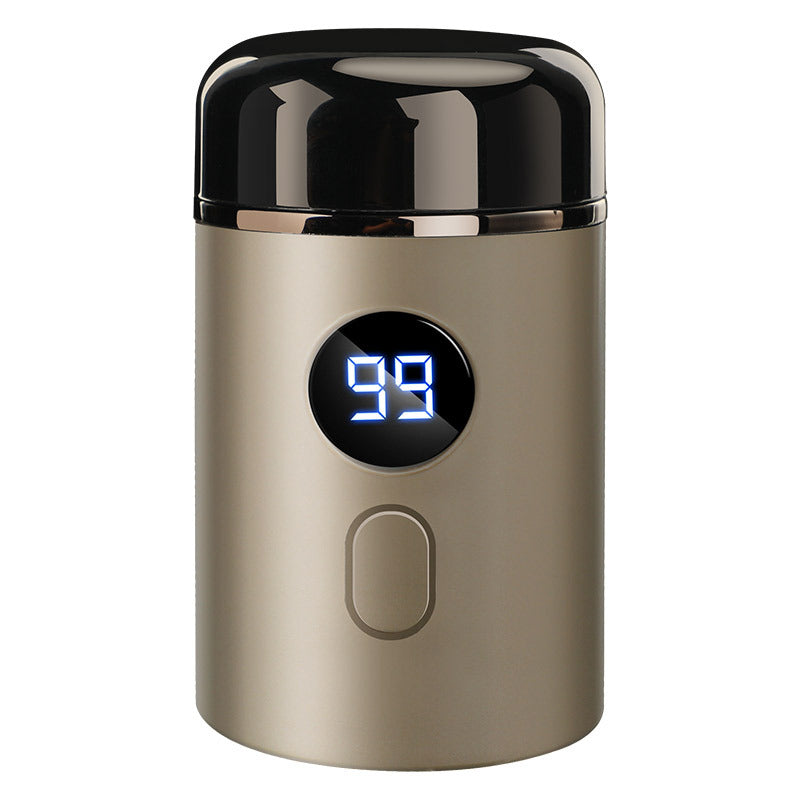 Potente miniafeitadora eléctrica para hombre con pantalla digital