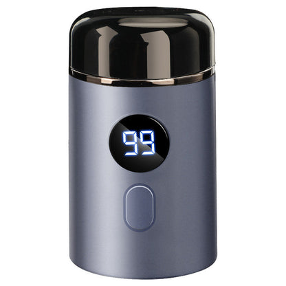Potente miniafeitadora eléctrica para hombre con pantalla digital