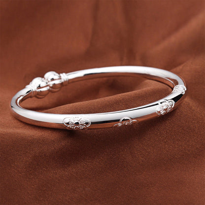 💫Vintage Floral Silver Bangle💫Buy 1 Get 1 Free NOW!!💥