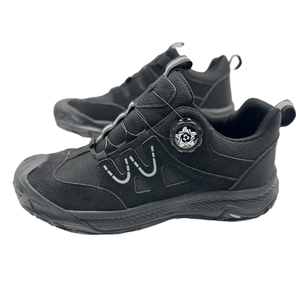 Steel Toe Safety Shoes with Rotary Lacing System