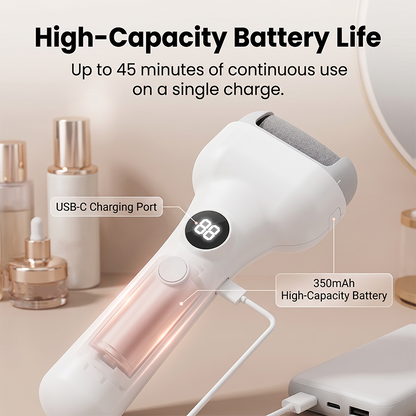🥳2026 HOT SALE🥳💞50K+ SOLD!🦶🧠 50% OFF! Smart Electric Pedicure Tool – Pressure sensor auto‑stops if too firm. Removes calluses gently, protects delicate skin. A safe home pedicure! 🛡️✨
