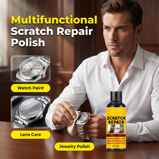 🧼Regalo gratis Estropajo de esponja✨Pulidor de reparación de arañazos multifuncional – Funciona en todos los colores de coche 🚗✨🛡️🎨