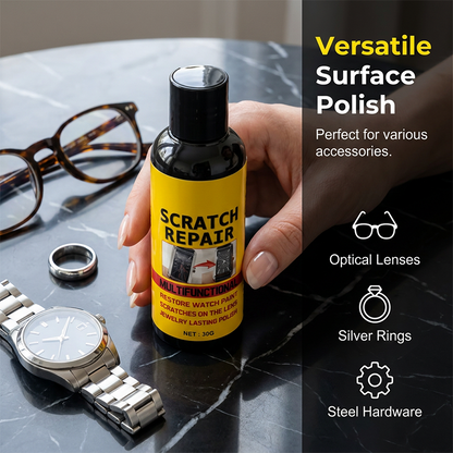 🧼Regalo gratis Estropajo de esponja✨Pulidor de reparación de arañazos multifuncional – Funciona en todos los colores de coche 🚗✨🛡️🎨